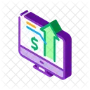 Computer Chart Money Icon