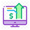 Computer Chart Money Icon