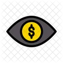 Dollar View Eye Icon