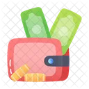 Money Wallet Cash Wallet Cash Purse Icon