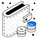 Cash Money Wallet Pocketbook Icon