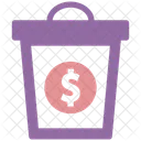 Money Waste Money Loss Business Fall Icon