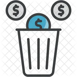 Money waste  Icon