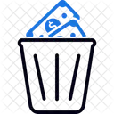 Money Waste Wastage Debt Icon
