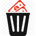 Money Waste Wastage Debt Icon