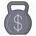 Weight Dollar Finance Icon