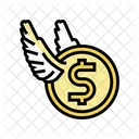 Money Wings Freedom Financial Icon