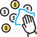 Money Wipe Bankruptcy Loss Icon