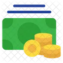 Money With Coins  Icon