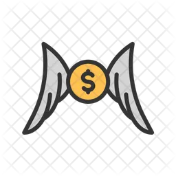 Money With Wings  Icon