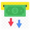 Money Withdrawal Cash Withdrawal Money Transaction Icon