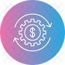 Money Working Icon