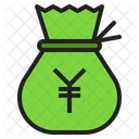 Money Yen Bag  Icon
