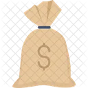 Cash Bag Money Income Icon