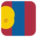 Mongolei Flagge Symbol