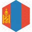 Mongolei Flagge Welt Symbol