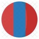 Mongolei Flagge Land Symbol