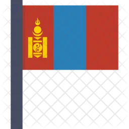 Mongolia Flag Icono