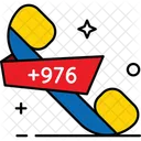 Mongolia Country Code Phone Code Icon