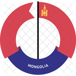 Mongolia Flag Icon