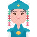 Mongolian Woman  Icon