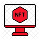 Moniteur Nft Blockchain Icon