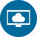 Moniteur Ordinateur Cloud Icône