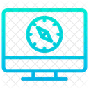 Moniteur Boussole Outil De Direction Icône