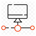 Moniteur connecté  Icône