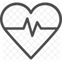 Amour Symbole Damour Coeur Abattage Icône