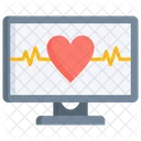 Moniteur Ecg Moniteur Coeur Icône