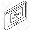 Moniteur ECG ECG Electrocardiogramme Icône