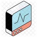 Moniteur ECG ECG Electrocardiogramme Icône