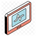 Moniteur ECG ECG Electrocardiogramme Icône