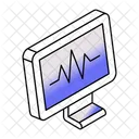 Moniteur Ecg Medical Electrocardiogramme Icon