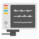 Moniteur ECG ECG Electrocardiogramme Icône