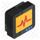 Moniteur ECG ECG Electrocardiogramme Icône