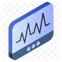 Moniteur ECG ECG Electrocardiogramme Icône