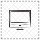 Ecran De Surveillance Ecran Moniteur Icône
