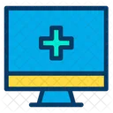 Computer Screen Medical Icon