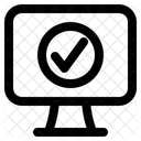 Monitor Approve Access Icon