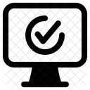 Monitor Approve Access Icon
