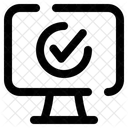 Monitor Approve Access Icon