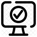 Monitor Approve Access Icon