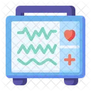 Monitor Heart Cardiology Icon