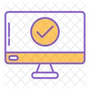Approved Monitor Screen Icon