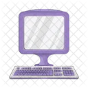 Computer Monitor Keyboard Icon