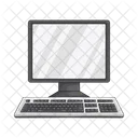 Computer Monitor Keyboard Icon