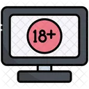 Monitor Age Restriction Age Limit Icon