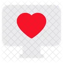 Monitor Love Online Dating Icon